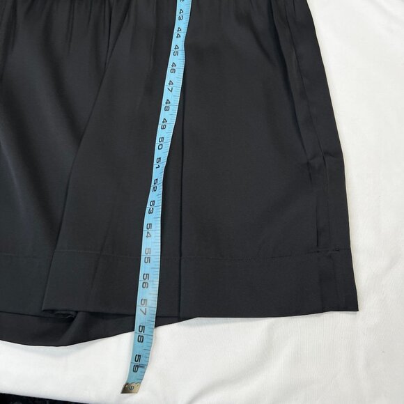 Quince Washable Stretch Silk Tiered Maxi Dress Short Sleeve Black XL - Picture 10 of 15